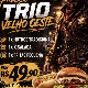 1 Dog tradicional + 1 X salada + Fritas pequena