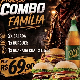 2 X salada + 1 X burguer + Kuat Guaraná 2 litros