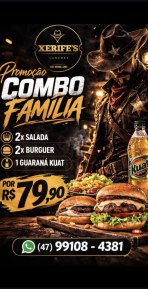 2 X salada +  2 X Burguer + Kuat Guaraná 2 litros