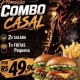 2 X-salada + fritas pequena
