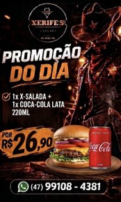 1 X Salada + Coca lata 220 ml