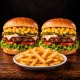 2 X-salada + fritas pequena