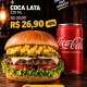 1 X Salada + Coca lata 220 ml