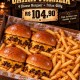 Caixa Família 4 Cheese Burguer + fritas (400 gramas)